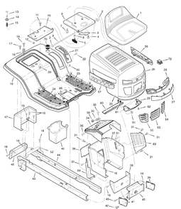 Part Location Diagram of 94886E701MA Briggs and Stratton LIFT PLATE LG SEAT DE